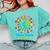 Celebrate Diversity Everyday Teachers & School Student Gift Comfort Colors Sweatshirt Chalky Mint