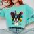 Celebration Event Birthday Party Boston Terrier Comfort Colors Sweatshirt Chalky Mint
