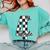 Checkered Fourth Grade Back To School Teachers Students Comfort Colors Sweatshirt Chalky Mint Checkered Fourth Grade Back To School Teachers Students Comfort Colors Sweatshirt Chalky Mint