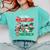 Christmas Sped Teacher Tis The Season For Inclusion Women Comfort Colors Sweatshirt Chalky Mint