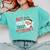 Christmas Teacher Surprise Did You Take Attendance Comfort Colors Sweatshirt Chalky Mint
