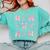 Coquette Bow Ballet Dance Teacher Coquette Women Dancing Comfort Colors Sweatshirt Chalky Mint