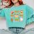 Coquette Bow Teacher Thanksgiving Fall Autumn Girls Women Comfort Colors Sweatshirt Chalky Mint Coquette Bow Teacher Thanksgiving Fall Autumn Girls Women Comfort Colors Sweatshirt Chalky Mint