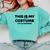 THIS IS MY COSTUME Eraser Teacher Halloween Costume Comfort Colors Sweatshirt Chalky Mint