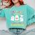 Creepin It Real With Kindergarten Monsters Halloween Teacher Comfort Colors Sweatshirt Chalky Mint