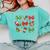 Cute Coquette Pencil Bow Christmas School Teacher Student Comfort Colors Sweatshirt Chalky Mint Cute Coquette Pencil Bow Christmas School Teacher Student Comfort Colors Sweatshirt Chalky Mint