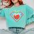 Cute Distressed Super Teacher Superhero Apple Comfort Colors Sweatshirt Chalky Mint Cute Distressed Super Teacher Superhero Apple Comfort Colors Sweatshirt Chalky Mint