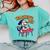 Cute Elementary School Student Dog Teacher's Pet Comfort Colors Sweatshirt Chalky Mint