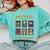 Cute Halloween Teacher Comfort Colors Sweatshirt Chalky Mint Cute Halloween Teacher Comfort Colors Sweatshirt Chalky Mint