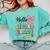 Cute Hello Second Grade Back To School Coquette Teacher Girl Comfort Colors Sweatshirt Chalky Mint Cute Hello Second Grade Back To School Coquette Teacher Girl Comfort Colors Sweatshirt Chalky Mint