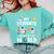 Cute School Teacher My Students Are Out Of This World Space Comfort Colors Sweatshirt Chalky Mint
