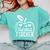 Cute Substitute Teacher Appreciation Men Women Comfort Colors Sweatshirt Chalky Mint