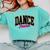 Dance Teacher Leopard Dancing Life Girls Women Dancer Comfort Colors Sweatshirt Chalky Mint