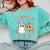 Daycare Boo Crew Groovy Halloween Floral Ghost Kid Teacher Comfort Colors Sweatshirt Chalky Mint Daycare Boo Crew Groovy Halloween Floral Ghost Kid Teacher Comfort Colors Sweatshirt Chalky Mint
