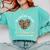 Daycare Provider Teacher Childcare Worker Leopard Heart Fun Comfort Colors Sweatshirt Chalky Mint Daycare Provider Teacher Childcare Worker Leopard Heart Fun Comfort Colors Sweatshirt Chalky Mint