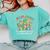Dinosaurs Teachersaurus Like A Normal Teacher More Awesome Comfort Colors Sweatshirt Chalky Mint