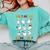 What Are We Doing Today Ghost PE Teacher Team Halloween Comfort Colors Sweatshirt Chalky Mint