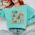 What Are We Doing Today Physical Education PE Teacher Women Comfort Colors Sweatshirt Chalky Mint