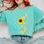 Dragonfly Sunflower Teacher Growth Mindset Choose To Shine Comfort Colors Sweatshirt Chalky Mint
