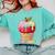 Dripping Apple Ice Cream Cone Cute Teacher Appreciation Comfort Colors Sweatshirt Chalky Mint Dripping Apple Ice Cream Cone Cute Teacher Appreciation Comfort Colors Sweatshirt Chalky Mint