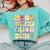 Dual Language Crew Bilingual Spanish Teacher Back To School For Men Women Comfort Colors Sweatshirt Chalky Mint