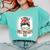 Early Head Start Life Messy Bun Back To School Teacher Women Comfort Colors Sweatshirt Chalky Mint Early Head Start Life Messy Bun Back To School Teacher Women Comfort Colors Sweatshirt Chalky Mint