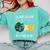 Earth Rotation Earth Day Science Teacher Kids Women Comfort Colors Sweatshirt Chalky Mint