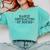 Easily Distracted By Rocks Rock Lover Geology Teacher Comfort Colors Sweatshirt Chalky Mint