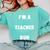 Easy Halloween Teacher Costume Shirt For Men Women Kids Comfort Colors Sweatshirt Chalky Mint