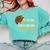 Lets Eat Kids Punctuation Turkey Thanksgiving Teacher Comfort Colors Sweatshirt Chalky Mint