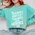 Educators Teacher's Aide Because Even Teachers Need Heroes Comfort Colors Sweatshirt Chalky Mint