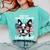 Even My Boston Terrier Loves Trump Trump Supporter Dog Lover Comfort Colors Sweatshirt Chalky Mint