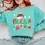FA LA 8 Christmas Santa FA La Math Teacher Student Comfort Colors Sweatshirt Chalky Mint FA LA 8 Christmas Santa FA La Math Teacher Student Comfort Colors Sweatshirt Chalky Mint