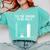 Fa La 8 Math Pun Math Teacher Christmas Comfort Colors Sweatshirt Chalky Mint