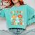 Fall In Love With Learning Shirt Autumn Thanksgiving Teacher Comfort Colors Sweatshirt Chalky Mint