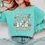 Are You Fall O Ween Directions Halloween Teacher Ghosts Comfort Colors Sweatshirt Chalky Mint