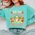 Are You Fall O Ween Directions Teacher Halloween Dog Ghost Comfort Colors Sweatshirt Chalky Mint
