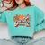 Fall Teacher Shirt 3rd Grade Teacher Retro Halloween Pumpkin Comfort Colors Sweatshirt Chalky Mint