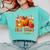 Fall Vibes Costume Teacher Thanksgiving Leopard Gnome Comfort Colors Sweatshirt Chalky Mint Fall Vibes Costume Teacher Thanksgiving Leopard Gnome Comfort Colors Sweatshirt Chalky Mint