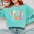 In My Field Day Era Teacher Kids Cute Groovy Field Day Comfort Colors Sweatshirt Chalky Mint