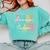 First Grade Dream Team Back To School 1st Grade Teacher Comfort Colors Sweatshirt Chalky Mint