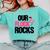 Our Flock Rocks Flamingo Mother's Day Teacher Comfort Colors Sweatshirt Chalky Mint Our Flock Rocks Flamingo Mother's Day Teacher Comfort Colors Sweatshirt Chalky Mint