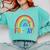 Fri-Yay Friyay Rainbow Colors Teacher Childrens Fun Designs Comfort Colors Sweatshirt Chalky Mint Fri-Yay Friyay Rainbow Colors Teacher Childrens Fun Designs Comfort Colors Sweatshirt Chalky Mint