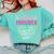 Full Heart Daycare Provider Nanny Au Pair Pre-K Teacher Comfort Colors Sweatshirt Chalky Mint