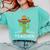 Fun Teacher Appreciation Humor Nacho Average Teacher Comfort Colors Sweatshirt Chalky Mint