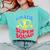 Grade 1 Super Squad Superhero Teacher Team Comfort Colors Sweatshirt Chalky Mint