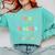 Groovy This Teacher Is Glowing Hello Summer End Of School Comfort Colors Sweatshirt Chalky Mint