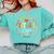 Groovy Title 1 Crew Cute Title 1 Reading Teacher Men Women Kids Comfort Colors Sweatshirt Chalky Mint
