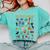 Halloween Alphabet ABCs Learning Kindergarten Teacher Comfort Colors Sweatshirt Chalky Mint Halloween Alphabet ABCs Learning Kindergarten Teacher Comfort Colors Sweatshirt Chalky Mint