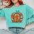 Halloween Books Pumpkin Reading Teacher Fall Men Women Comfort Colors Sweatshirt Chalky Mint